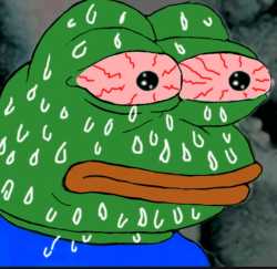 pepe-red-eyes-sweating