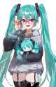 Miku hoodiie