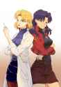 __katsuragi_misato_and_akagi_ritsuko_neon_genesis_evangelion_drawn_by_linway__sample-64408003d28d0df885f48343f015a7af