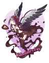 yande.re 312726 akemi_homura cream gecchu naked puella_magi_madoka_magica valentine wings