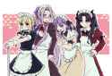 __artoria_pendragon_saber_tohsaka_rin_matou_sakura_medusa_and_1_more_fate_and_2_more_drawn_by_hwanm_fate__ee87ef18606ae7912848247d0453a9e0