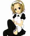 Ritsu in a maid outfit