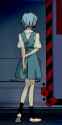 Rei just standing and being cute
