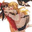 __hakurei_reimu_and_kirisame_marisa_touhou_drawn_by_inuko_ink0425__1646f24319edb4fe89a6dfe25679e958