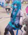 hatsune miku getting vaccinated