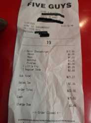 $23 dollars for a burger, fries and soda ! This is insane !!