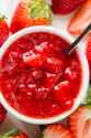 strawberry sauce