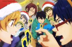 HD-wallpaper-iwatobi-swim-club-christmas-anime-nagisa-hazuki-xmas-male-cards-iwatobi-swim-club-anime-boys-glasses-rei-ryugazaki-nitori-aichiro-makoto-tachibana-anime-guys-cute-haruka-nanase-boys