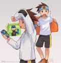 __megaman_exe_and_lan_hikari_mega_man_and_1_more_drawn_by_tok_nuts__db2c89d30845704665b2c2d15c4717e3