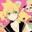 __kagamine_len_pikachu_jigglypuff_charmander_psyduck_and_1_more_pokemon_and_1_more_drawn_by_sinaooo__6cf431945c822856c472657bf7485509