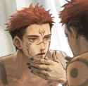 __ryoumen_sukuna_jujutsu_kaisen_drawn_by_woshihedawei__eb3d1aaad6bde81c655b7df07808a0d1