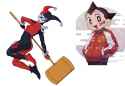 harley quinn astro boy