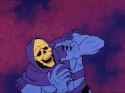 skeletor is spooked