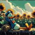 duck_sunflowers_03