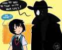 Peni and Spider-man Noir