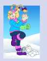 cindy lou who teen snowball fight