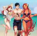 __starfire_dick_grayson_and_barbara_gordon_dc_comics_and_2_more_drawn_by_eskimosheep__sample-a639462dd34bcfd559e18dee0ea74015