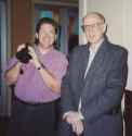 Steve Ditko with Mark Ditko his nephew