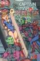 2022-11-16 carol danver and peter parker spiderman cover colored SFW