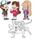 dipper mabel pacifica sit