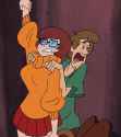 Velma and Shaggy hang on