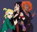 Hex Girls trio