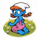 _1female, sassette (the smurfs), , {{{amazing quality}}} , orange hair, double s-3644943233