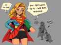 Supergirl Robin Kara Dick spats