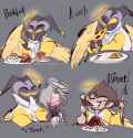 The many meals of Adam, featuring Lute_Hazbin Hotel