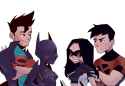 x-23 hellion batgirl superboy lewie