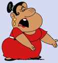 Rosa_wearing_a_red_dress_and_yellow_earings