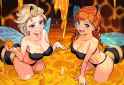 2girls, {{amazing quality, very aesthetic, jaggy lines, thick outlines, vibrant s-3460532152