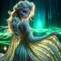 AI Glowing Runes Elsa (90)