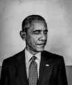 grey scale obama