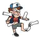 Dipper meets fangirls