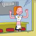 Super waitress