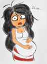 6034 - artist_spontaneous looking_at_viewer maya meta_rijkskunst pregnant