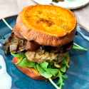 sweet potato buns hamburger