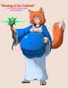 himitsudragon - not_the_right_spell Pregnant Inflation Hyper Fox