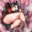 1girl, solo,{{azula, avatar legends, avatar_ the last airbender }} , black armor s-2638271598