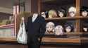 Bleach anime, cel shaded, disembodied female heads in cabinets, heads for sale, s-2809145634