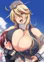 __admiral_iowa_and_little_boy_admiral_kantai_collection_drawn_by_kloah__b24b814d95ef0fafd29353f489e63448