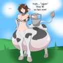 himitsudragon - moo_milk__moo_problems Pregnant Monstergirl Cow Taur