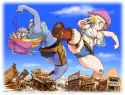Giantess fighting game