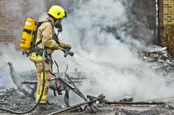 East Sussex FRS BA wear outdoor fire decon friendly c Eddie Howland