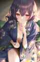 yande.re 1151917 kimono morino_rinze no_bra open_shirt sky_cappuccino the_idolm@ster the_idolm@ster_shiny_colors undressing