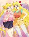 aino_minako-tsukino_usagi-bishoujo_senshi_sailor_moon-danmakuman-absurdres-highres-2girls-arm_around_neck-bow-bracelet-gelbooru-7844910