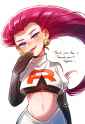 00028-1944885440-hogara, 1girl, jessie _(pokemon_), pokemon, team rocket, big hair, purple hair, blue eyes, simple background, looking at viewer,