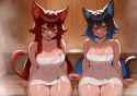 Sauna Catgirls 1-min