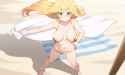 1girl 1towel